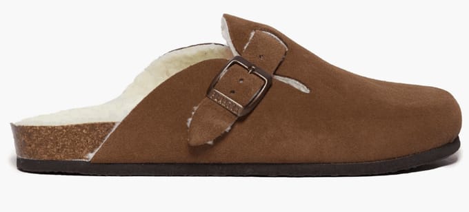 Plakton Heren Pantoffel Vison | Taupe | Maat: 44