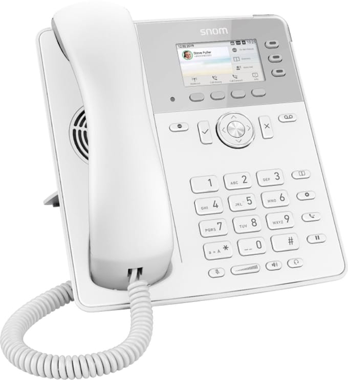 Snom D717 - VoIP-Telefon - dreiweg Anruffunktion - weiß