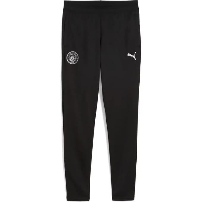 Manchester city fc mcfc training pants w/ poc in de kleur zwart.