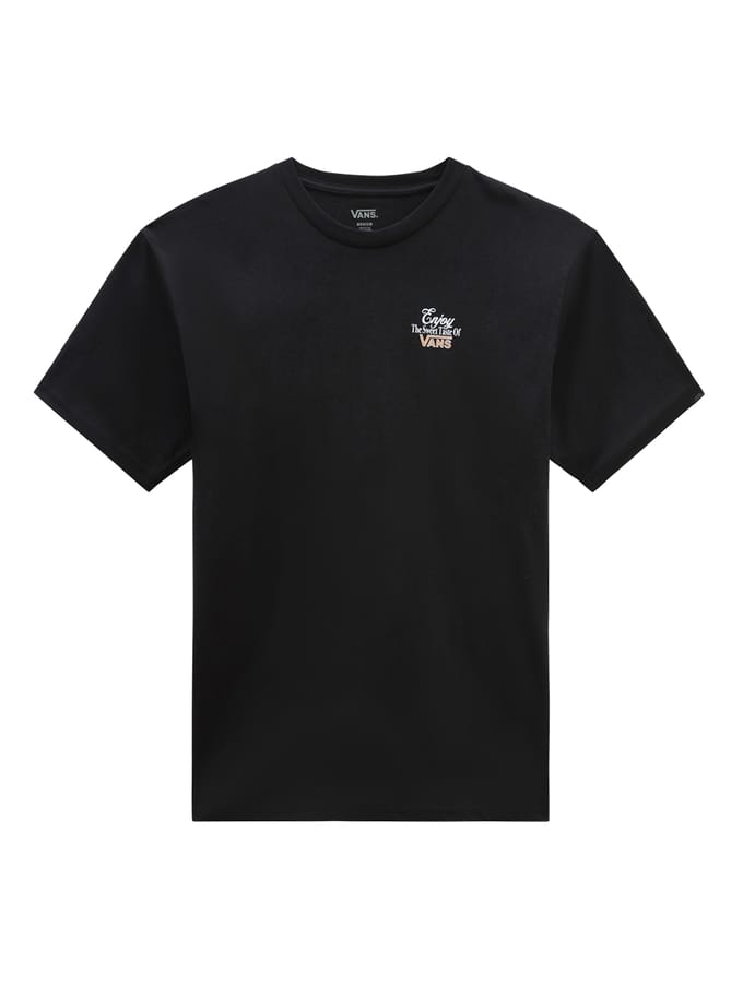 Vans checkerboard taste t-shirt in de kleur zwart.