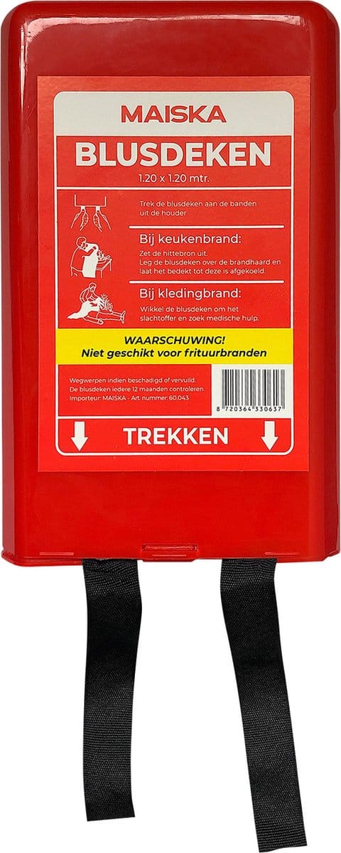 Blusdeken hardcase MAISKA 120x120 cm