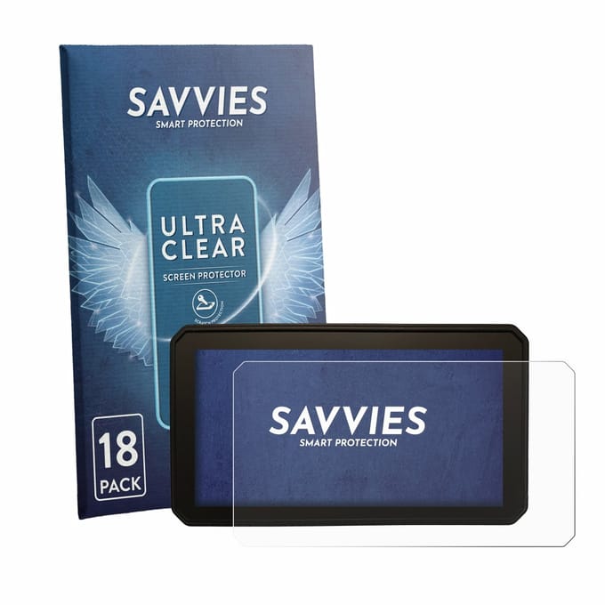 Savvies - Screenprotector voor Interphone Sync55B - Folie Beschermfolie transparant 18 Stuks