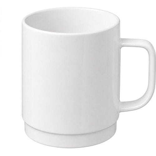 GGM Gastro (50 Stück) Polycarbonat Tee-/Kaffeetasse - 250ml - Weiß