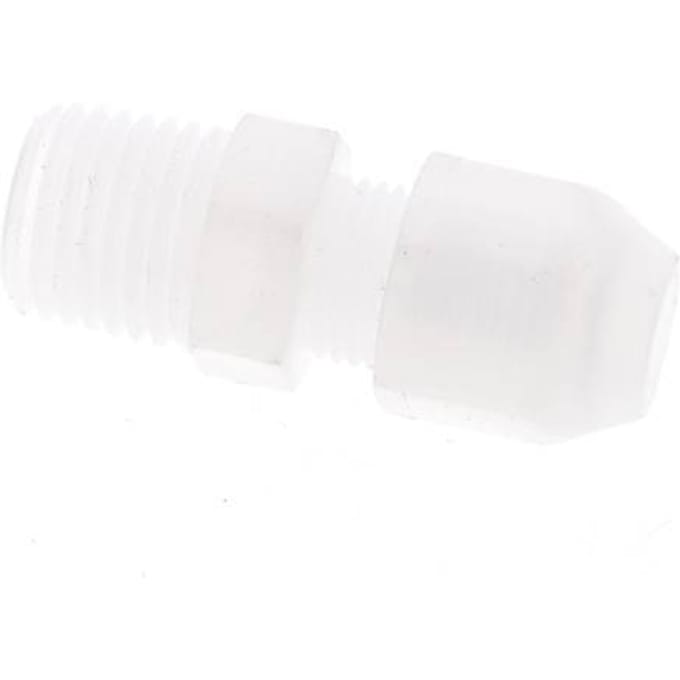 4x6mm & R1/4'' PP rechte slangkoppeling met buitendraad 10bar/145psi [2 stuks].