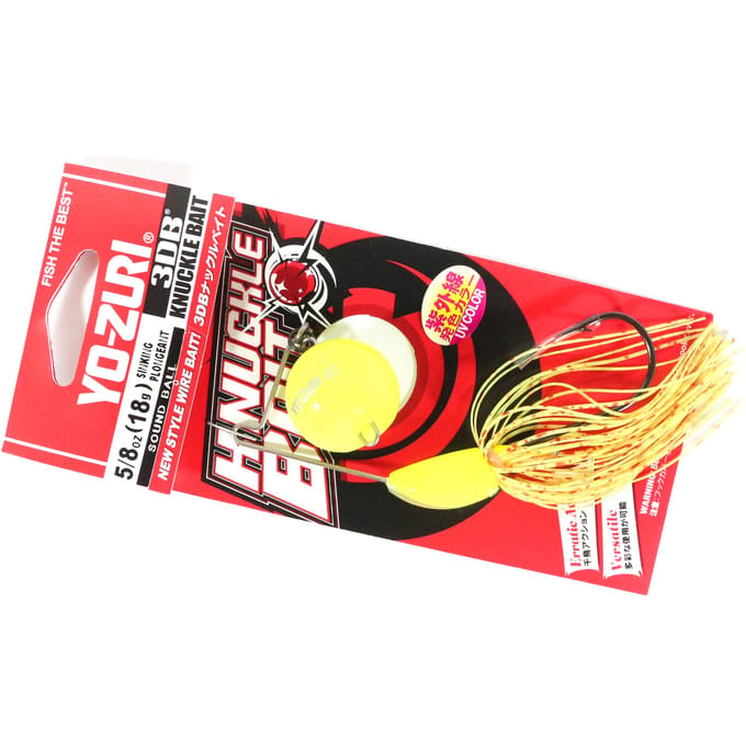 Yo Zuri Duel 3DB Knuckle Spinnerbait 5/8 oz Zinkend Kunstaas R1328-CL (2503)