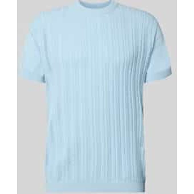 T-shirt met kabelpatroon