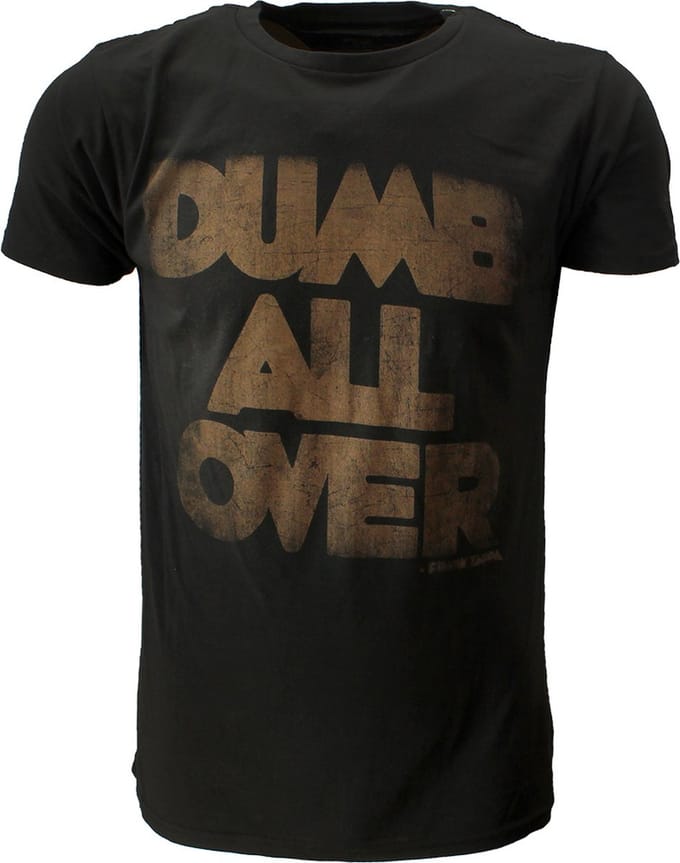 Frank Zappa Dumb All Over T-Shirt - Officiële Merchandise - S