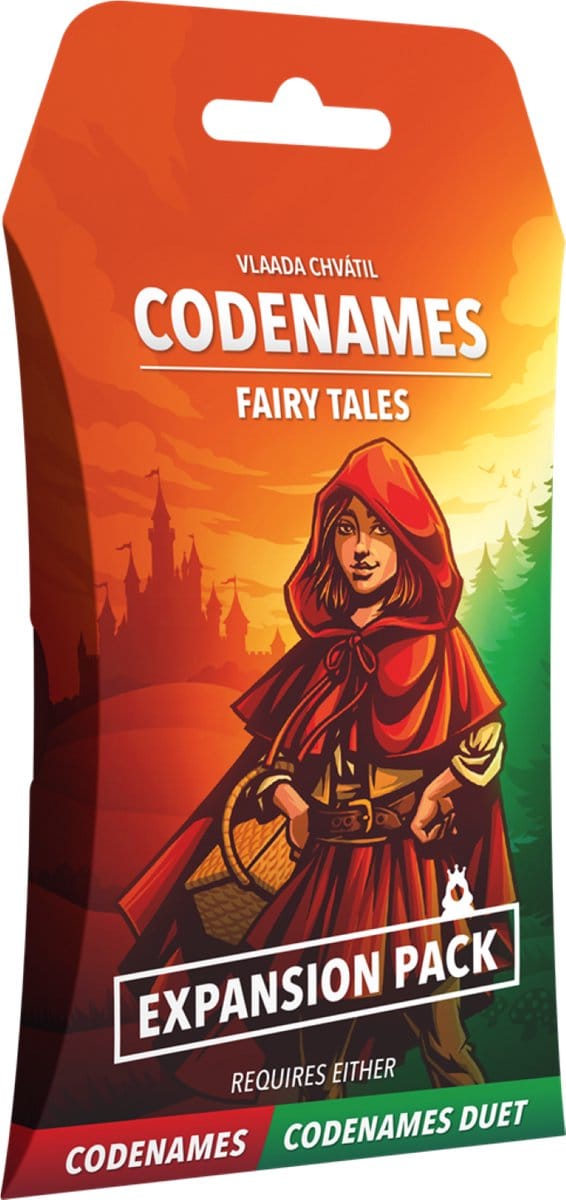 Asmodee bordspel uitbreiding Codenames Fairy Tales kaartspel.