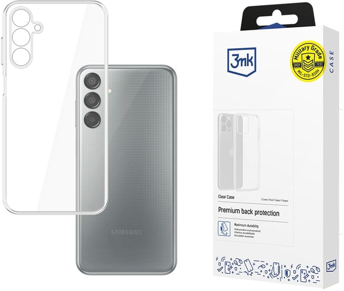 Hoesje voor Samsung Galaxy M15 5G - 3mk Clear Case