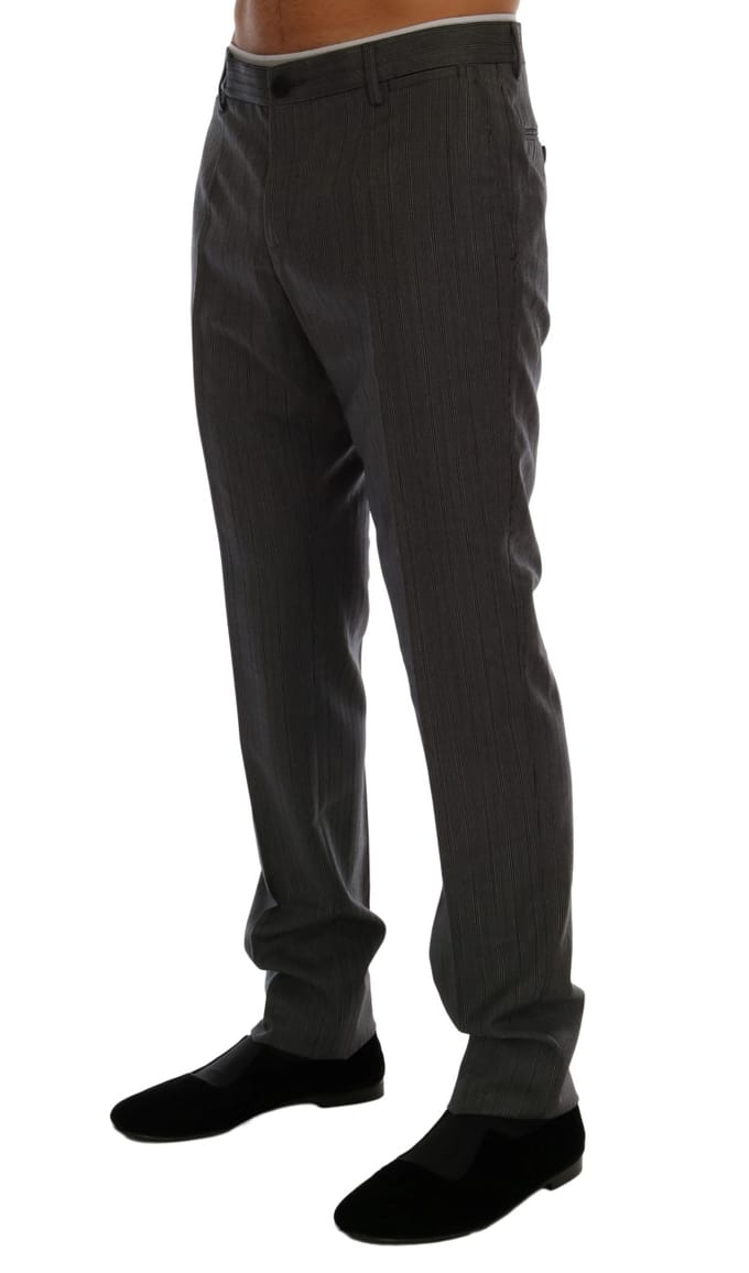Klassiek Pasvorm Pinstripe Broek