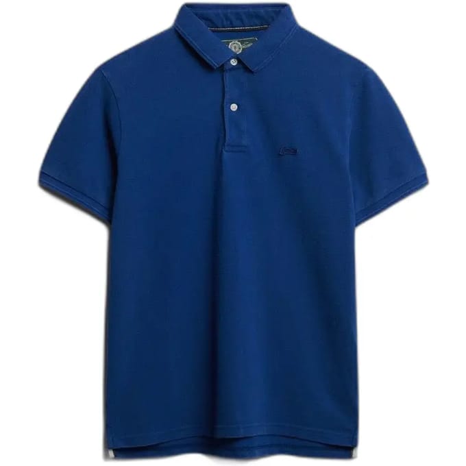 Superdry - Piqué Monogram Poloshirt - Heren - Polo's