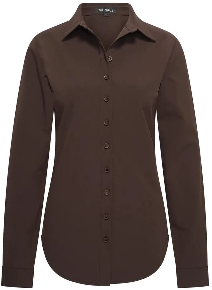 MI PIACE - Travel Blouse Uni 60840 Espresso - Maat : XL