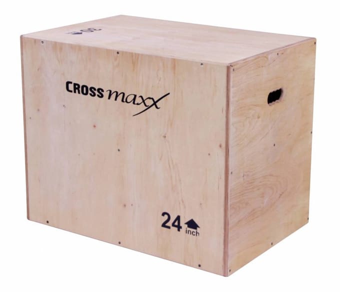 Lifemaxx Crossmaxx Houten Plyo Box - 3 hoogtes