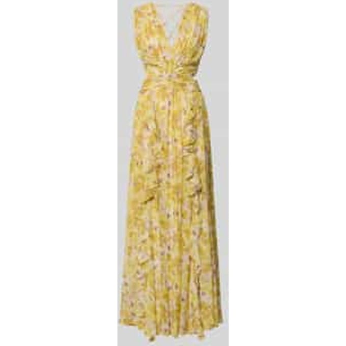 regular fit maxijurk met allover bloemenprint