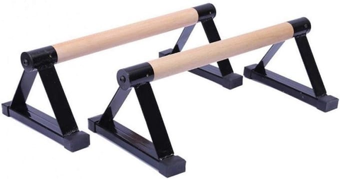 Houten Push-Up Bars voor Krachttraining - Draagbare Gym Oefenapparatuur met Antislip