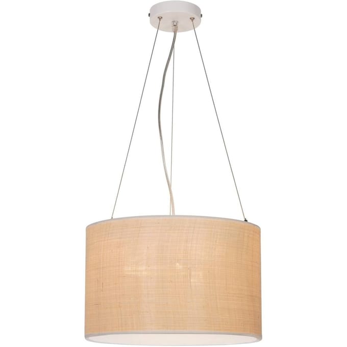 Viokef Hanglamp Amanda met kap van stro