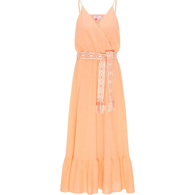 IZIA Maxi jurk Dames oranje