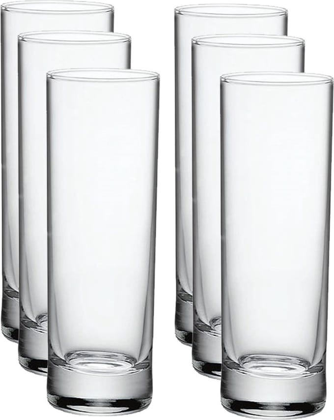 Bormioli Rocco Longdrink glazen Gina - 6x stuks - 28,7 cl/287 ml - water/sap/frisdrank