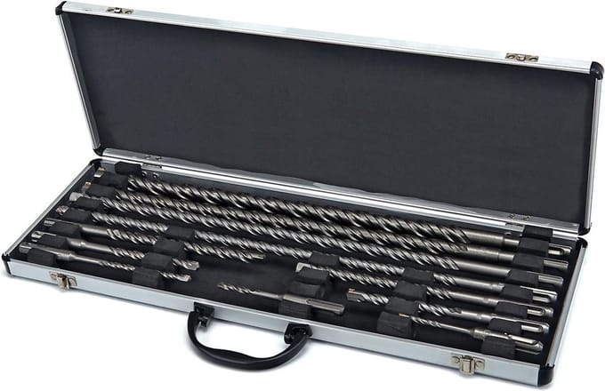 HBM 11 Delige SDS Borenset in Aluminium Koffer