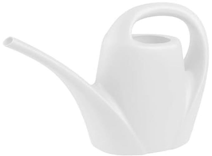 Bloemengieter met lange schenktuit - kunststof, 1,5l, wit
