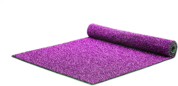 GJ Floors - Exclusieve glitter loper | Paars - Breedte x Lengte: 2 meter / 5 meter