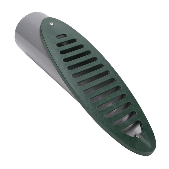 Tuinafvoer Emitter PVC Afneembaar Rooster Schuin Aflopend Tuinafvoer voor Afvoersysteem Groen gray