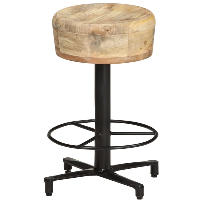 vidaXL - Barkrukken - 2 - st - 52 - cm - massief - mangohout