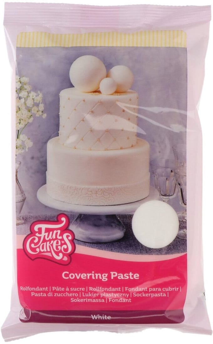 FunCakes Covering Paste - Wit - 500g - Fondant - Taartdecoratie
