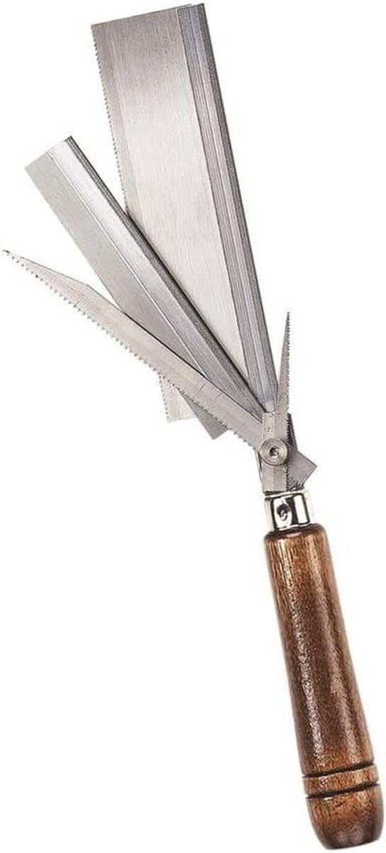 Zaag Set - Universele Zaag - Klus Klaren - Vier Bladen - 33 cm Lengte - Zwart