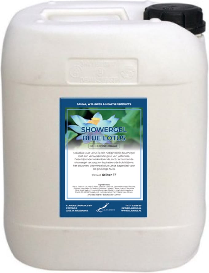 Claudius Douchegel Blue Lotus 10 liter - Showergel