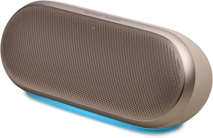 Draagbare Bluetooth Speaker - Draadloze Speaker - Muziek Streamen - Stereo Audio - 23 cm - Warm Zand