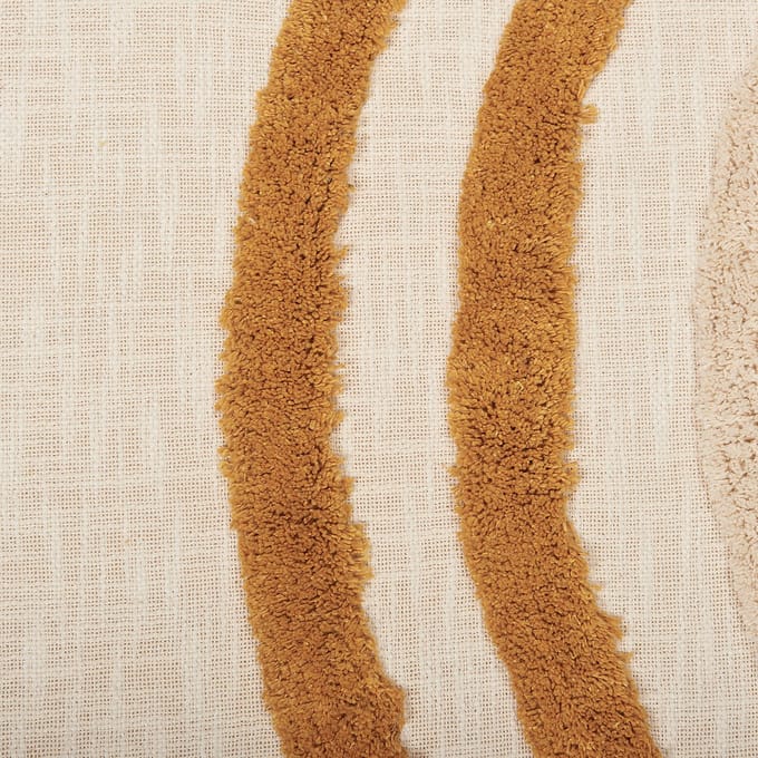 MATHURA - Plaid - Beige - 130 x 180 cm - Katoen