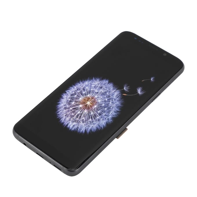 Écran de téléphone de remplacement 6,2 pouces avec cadre et kit de réparation Écran LCD Numériseur Écran tactile pour gris argent