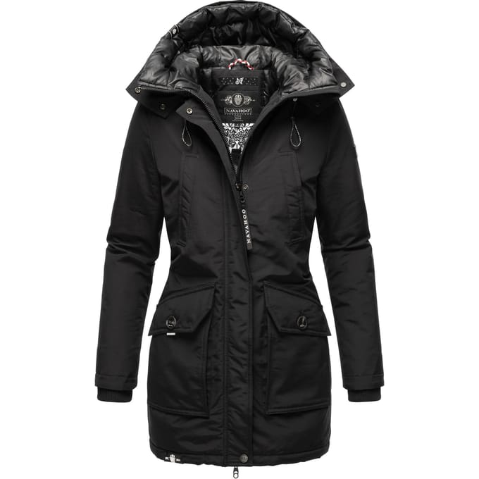 Navahoo dames winterjas Blizzardstorm – Lang, Warm & Functioneel