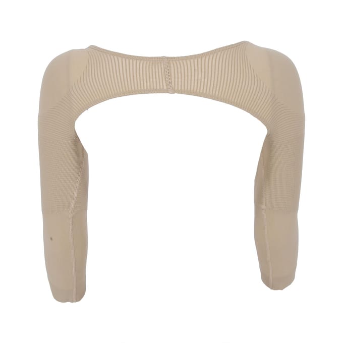 Elastische Arm Shaper Schouder Bovenarm Compressie Wrap Shaper Rugcorrector Huidskleur L L beige