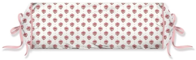 Pip Studio Jaipur Flower Roll Cushion Sierkussen - 22 x 70 cm cm - Licht roze