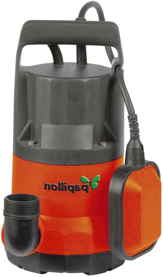 Waterpomp Dompelpomp - Afvoer Pomp - Zwembad Leegpompen - Vlotterschakelaar - 7000 L/U - Grijs Rood
