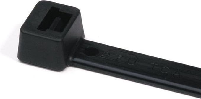 HellermannTyton 111-02370 T18I-PA66-BK Kabelbinder 139.70 mm 2.50 mm Zwart 100 stuk(s)