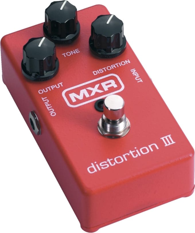 MXR M115 Distortion III - Distortion pedaal - Rood