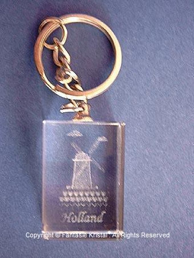 Sleutelhanger  "Molen met tulpen"
