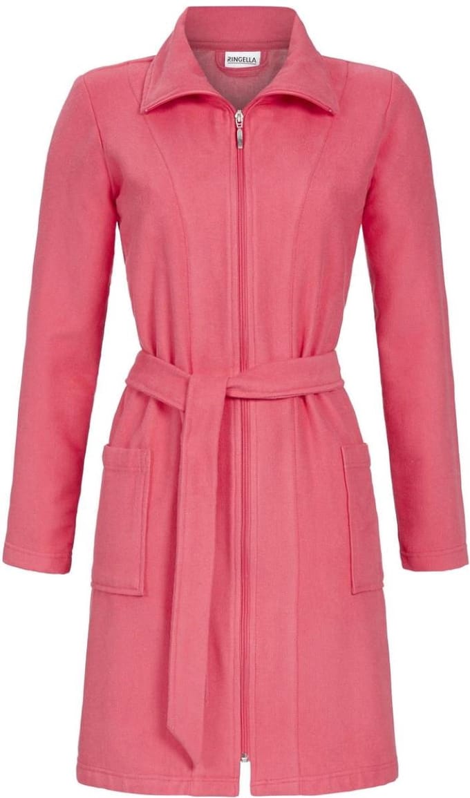 Stoere dames badjas Ringella roze - Roze - Maat - 36