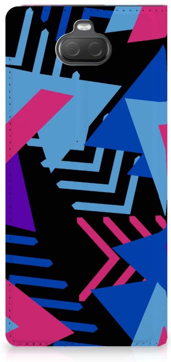 Sony Xperia 10 Plus Stand Case Funky Triangle