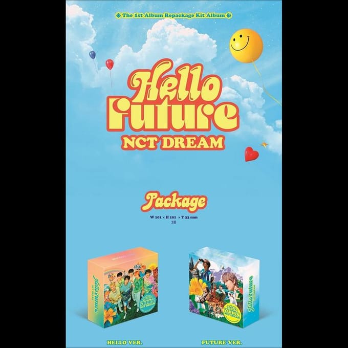 NCT DREAM - Hallo toekomstige Khino Kit Ver. Album Kit Ver.(Random 1EA) white