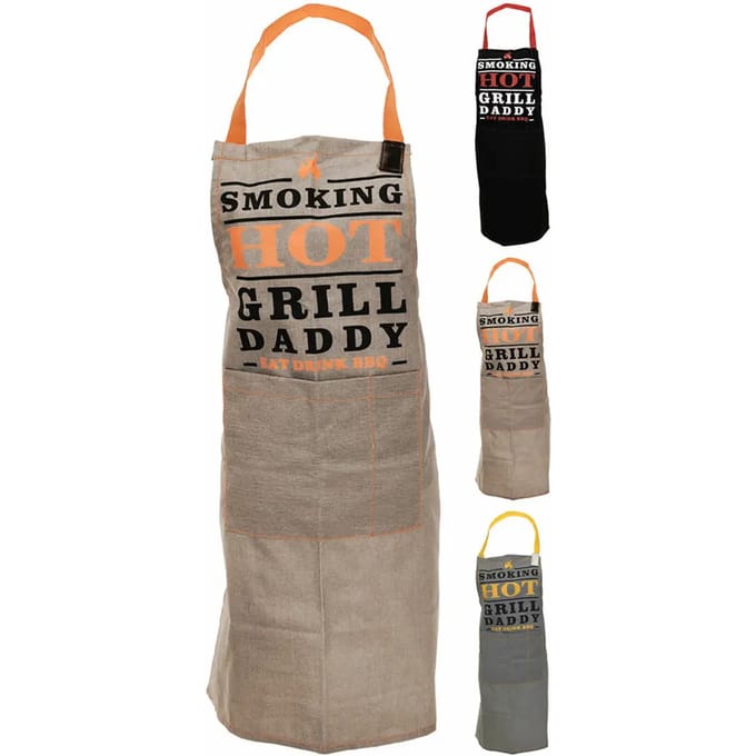 Schort met zak BigBuy Home Grill Daddy
