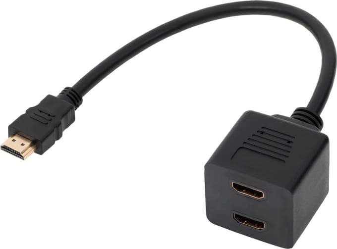 Cabletech - HDMI Adapter - 2x HDMI Vrouwelijk - 30 cm Kabel