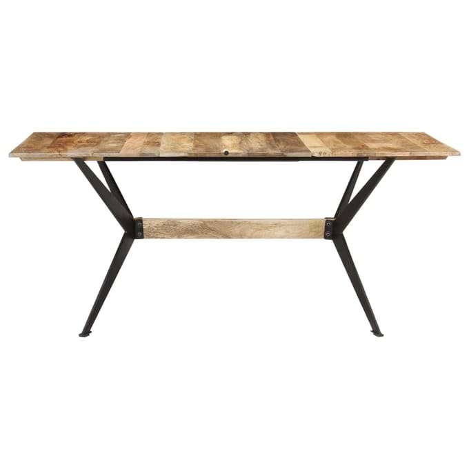vidaXL - Eettafel - 180x90x76 - cm - massief - mangohout