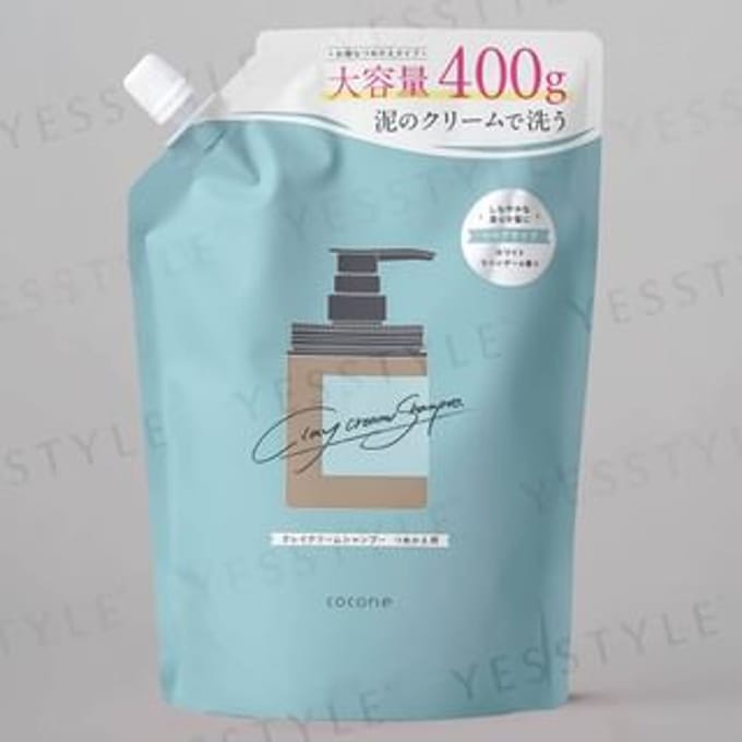hugkumi+ - Cocone Clay Cream Shampoo Repair Refill 400g