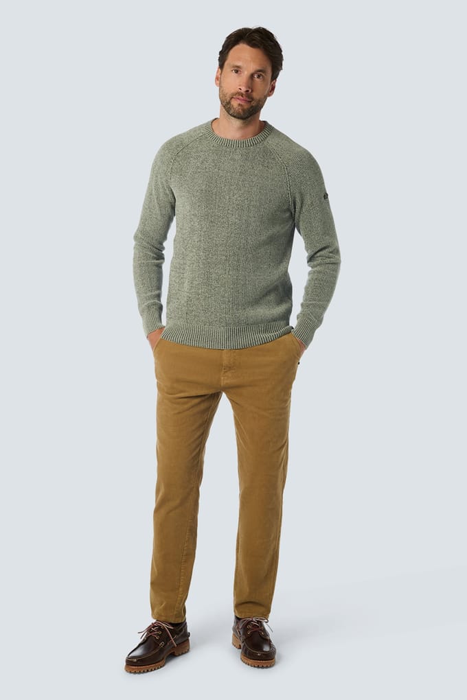 No Excess Pullover Crewneck 2 Coloured Chenille Smoke Größe: XXL | Pullover Outlet | Herren