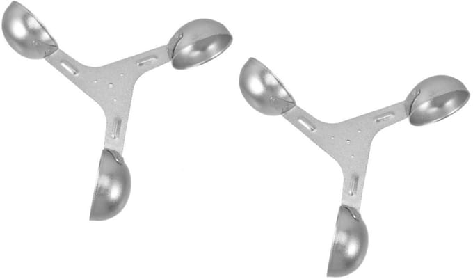 Windmeter Cups - Wind Sensor - Weer Meten - Aluminium Constructie - 17 cm - Zilver