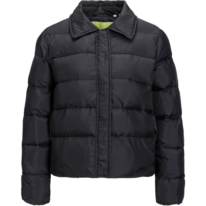 GBJJXX gewatteerde winterjas van gerecycled polyester zwart